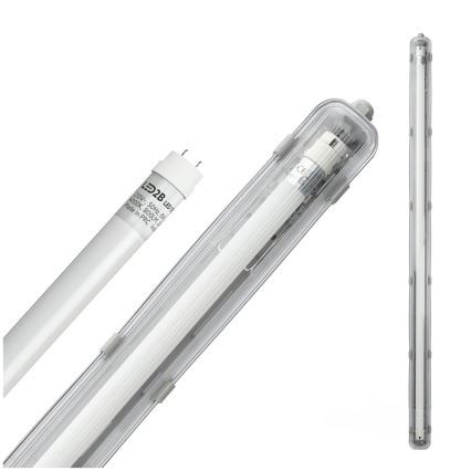 Brilagi - Tube fluorescent industriel OPTIMA T8 1xG13/18W/230V 4000K IP65 128 cm