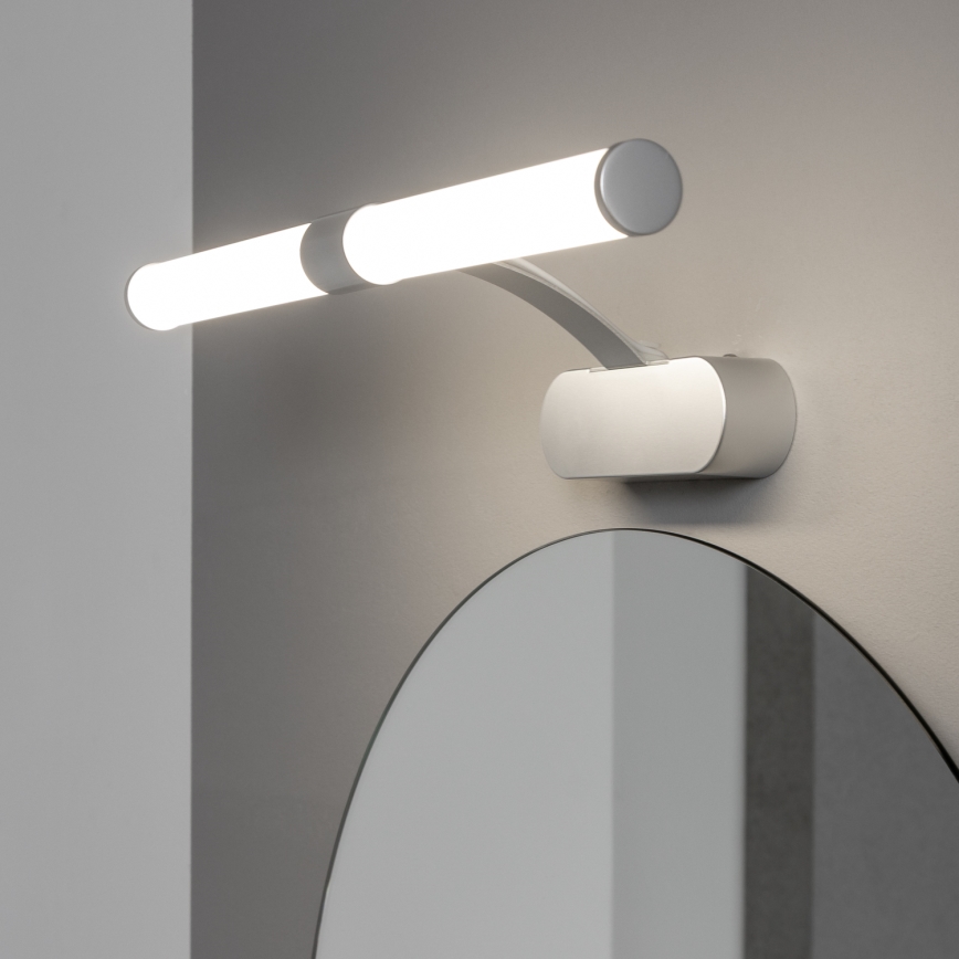 Brilagi - Éclairage LED pour miroir de salle de bains 2 en 1 TUBEO LED/6W/230V 40 cm IP44 argenté