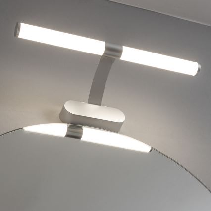 Brilagi - Éclairage LED pour miroir de salle de bains 2 en 1 TUBEO LED/6W/230V 40 cm IP44 argenté