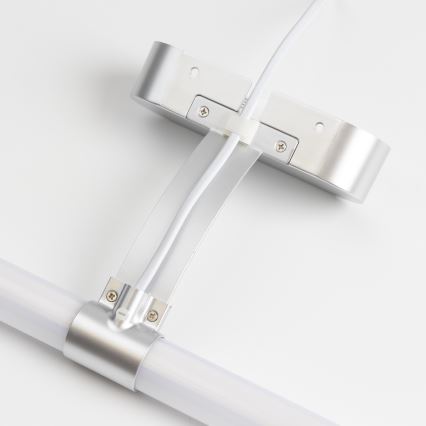 Brilagi - Éclairage LED pour miroir de salle de bains 2 en 1 TUBEO LED/6W/230V 40 cm IP44 argenté