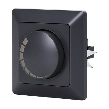 BRILAGI - Variateur rotatif avec cadre 110 W/230 V, noir