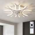 Brilagi - Ventilateur de plafond LED à intensité variable LED/70W/230V Ø 76 cm blanc + télécommande