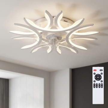 Brilagi - Ventilateur de plafond LED à intensité variable LED/70W/230V Ø 76 cm blanc + télécommande