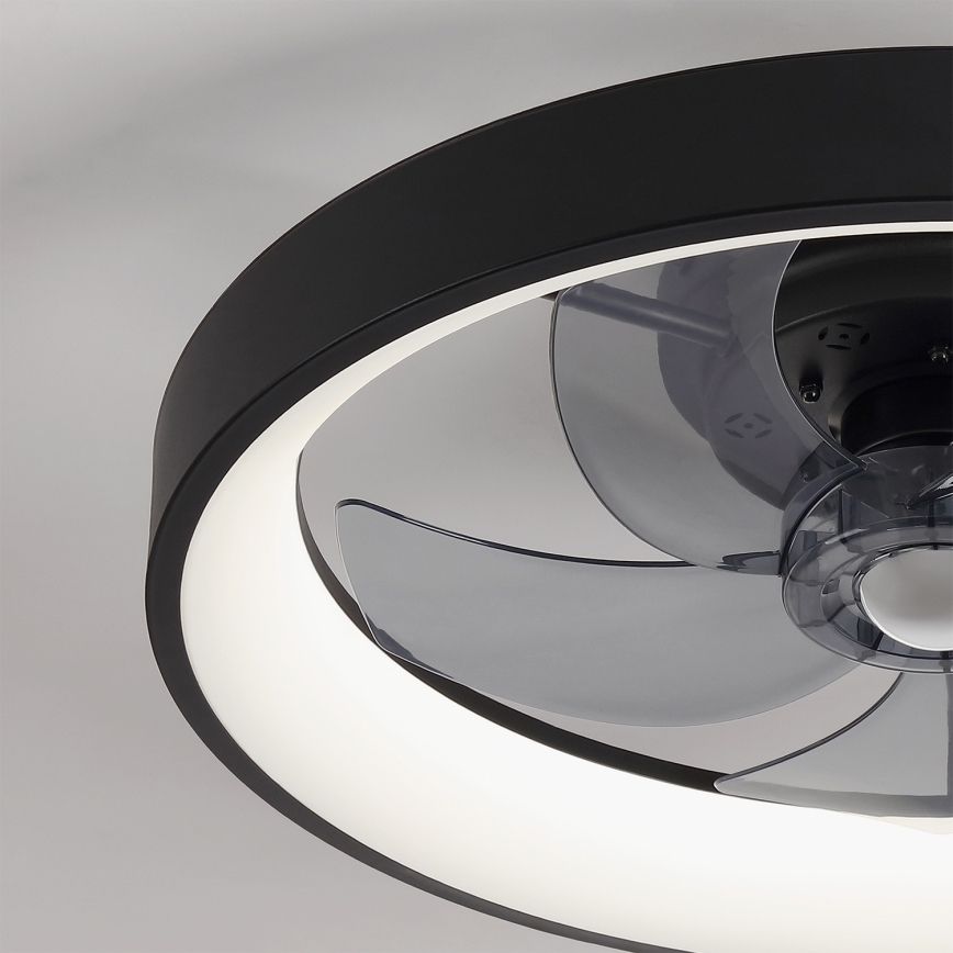 Brilagi - ventilateur de plafond LED dimmable LED/34W/230V 3000-6500K diam. 50 cm noir + télécommande