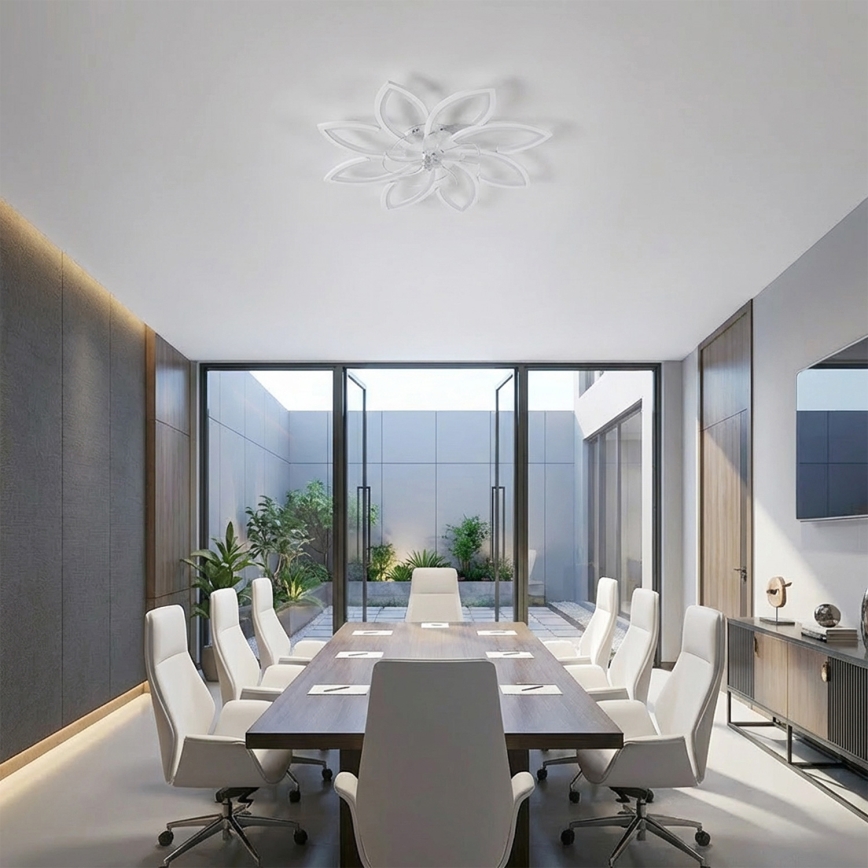 Brilagi - Ventilateur de plafond LED à intensité réglable LED/43W/230V 3000-6500K Ø 90 cm blanc + télécommande