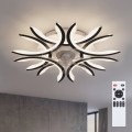 Brilagi - Ventilateur de plafond LED dimmable 70W/230V 3000-6500K Ø 76 cm noir + télécommande