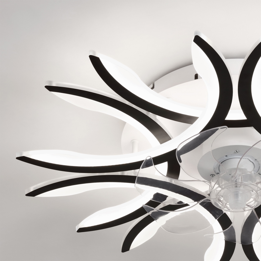 Brilagi - Ventilateur de plafond LED à intensité variable LED/70W/230V Ø 76 cm noir + télécommande