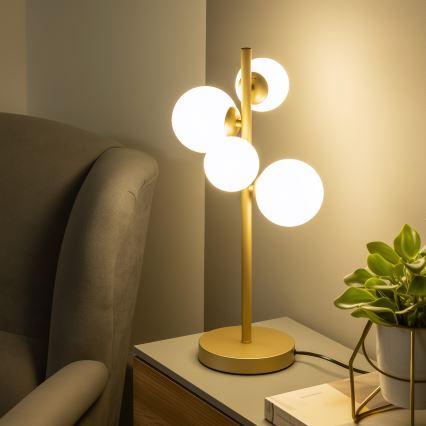 BRILAGI - Verre de rechange blanc Ø 15 cm pour lustre, applique murale et lampe MISTEL, MILLA
