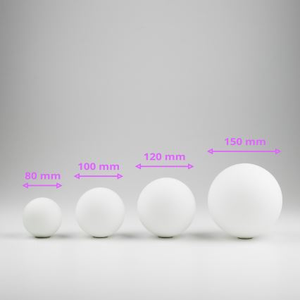 BRILAGI - Verre de rechange blanc Ø 15 cm pour lustre, applique murale et lampe MISTEL, MILLA