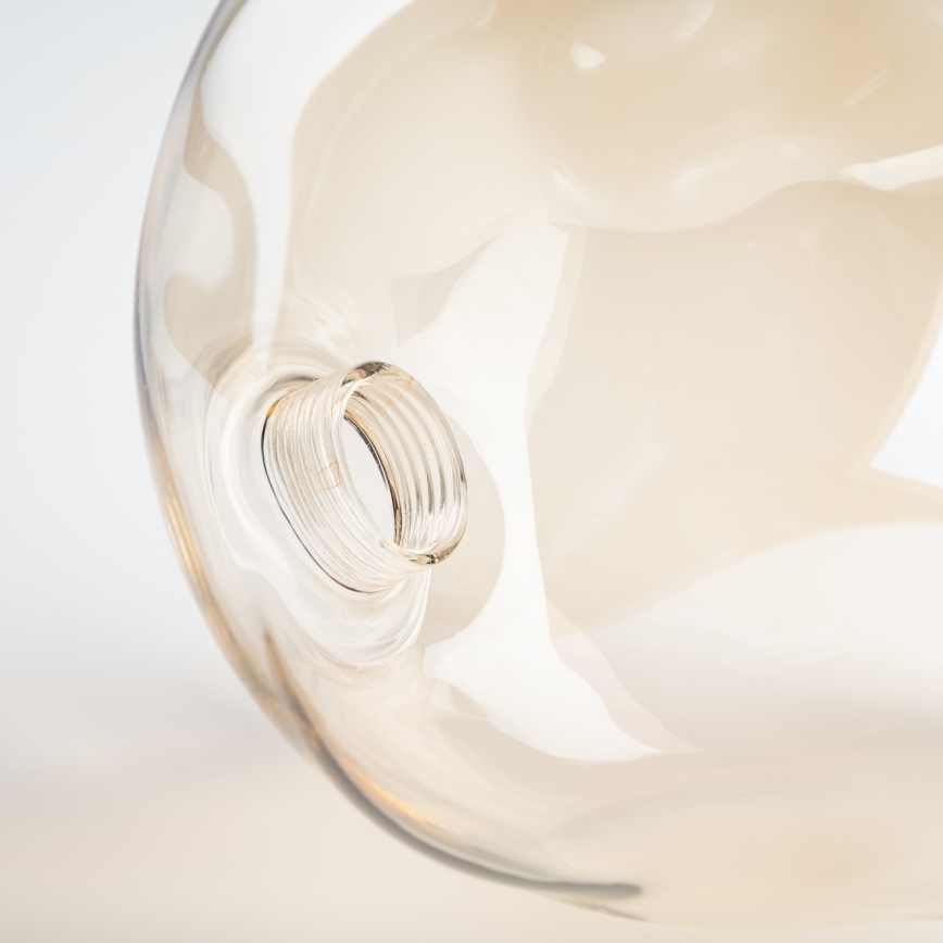 BRILAGI - Verre de rechange pour lustre, applique murale et plafonnier LAVA/VULCANO G9 Ø 15 cm beige fumé
