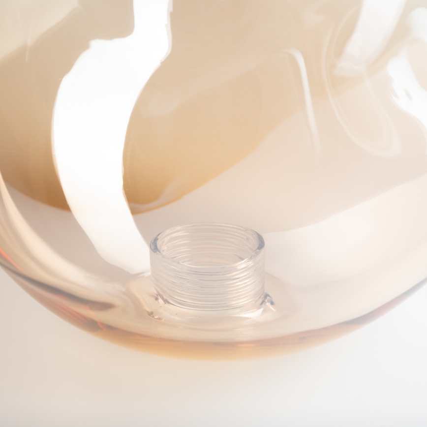 BRILAGI - Verre de rechange pour lustre, applique et plafonnier LAVA/VULCANO G9 Ø 15 cm beige fumé