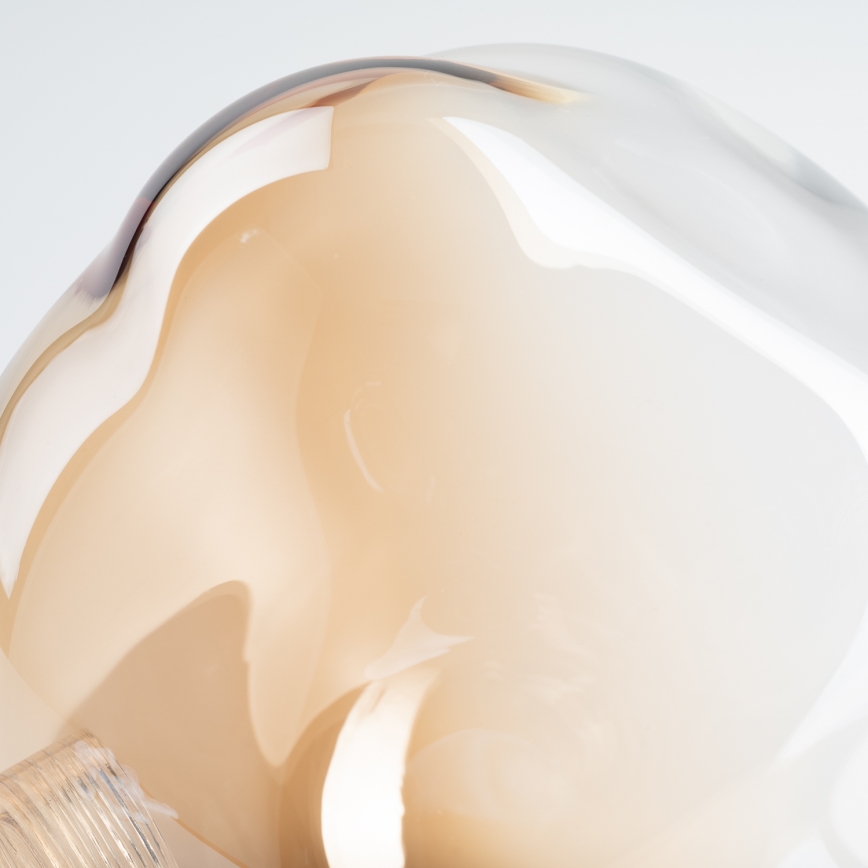 BRILAGI - Verre de rechange pour lustre, applique et plafonnier LAVA/VULCANO G9 Ø 15 cm beige fumé