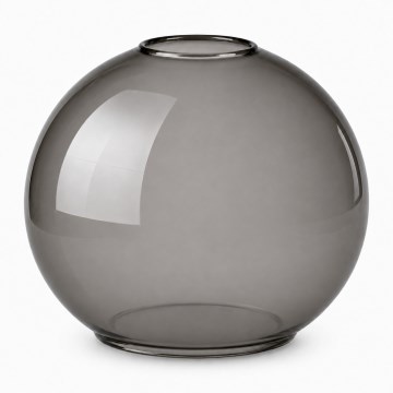 Brilagi - Verre de rechange pour lustre DIOR E27 Ø 15 cm, gris fumé