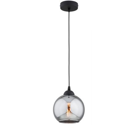 Brilagi - Verre de rechange pour lustre DIOR E27 Ø 15 cm, gris fumé