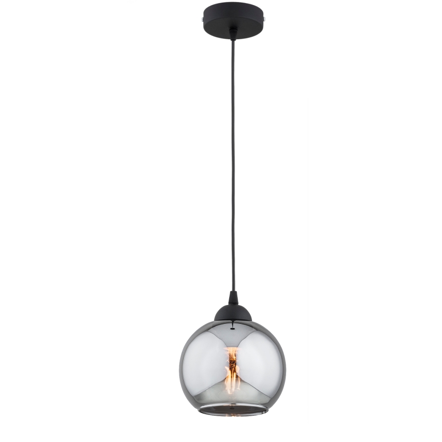 Brilagi - Verre de rechange pour lustre DIOR E27 Ø 15 cm, gris fumé