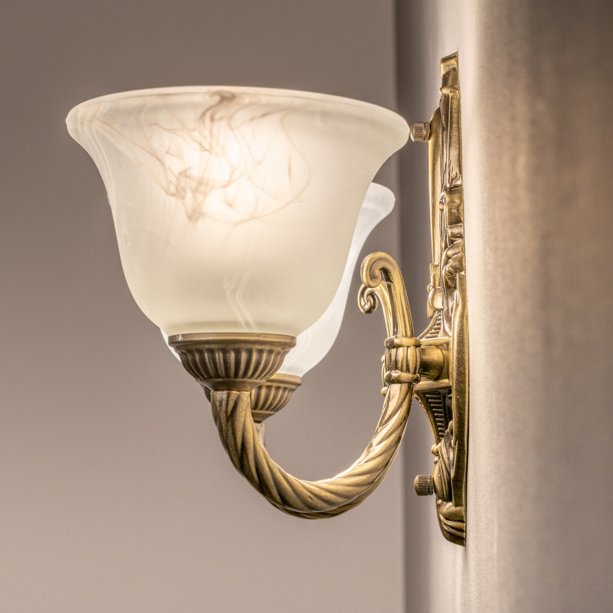 BRILAGI - Verre de rechange pour lustre et applique murale CLASSIC E14 Ø 11 cm blanc