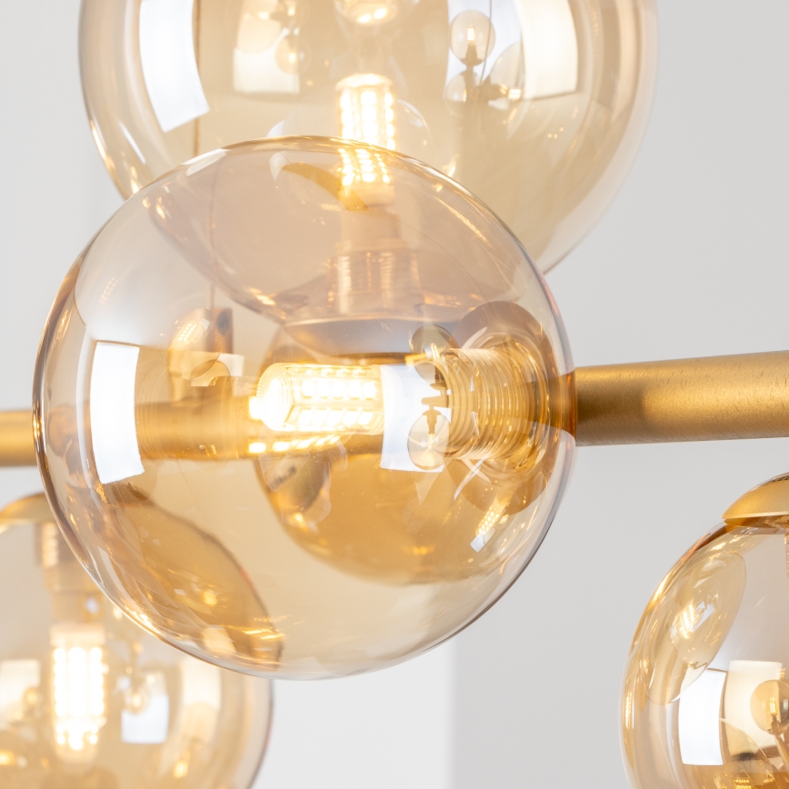 Brilagi - Verre de rechange pour suspension, applique murale et lampe MISTEL, MILLA d. 12 cm doré