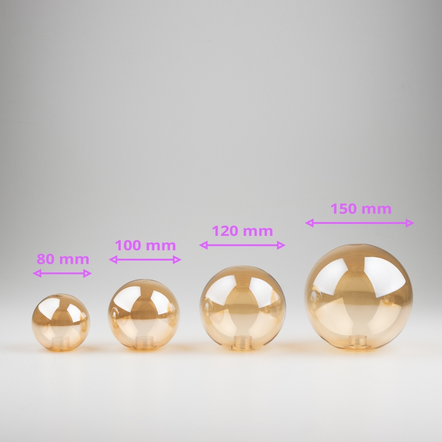 Brilagi - Verre de rechange pour suspension, applique murale et lampe MISTEL, MILLA d. 12 cm doré