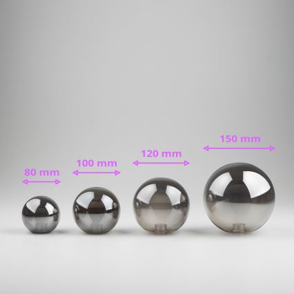 Brilagi - Verre de rechange pour suspension, applique murale et lampe MISTEL, MILLA d. 12 cm fumé