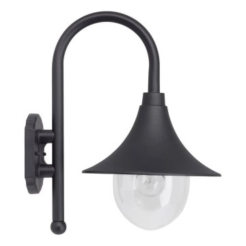 Brilliant - Applique murale extérieure BERNA 1xE27/60W/230V IP44 noir