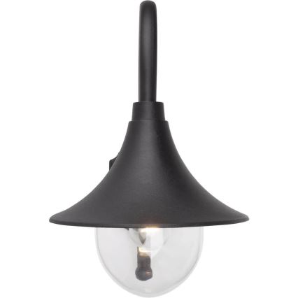Brilliant - Applique murale extérieure BERNA 1xE27/60W/230V IP44 noir