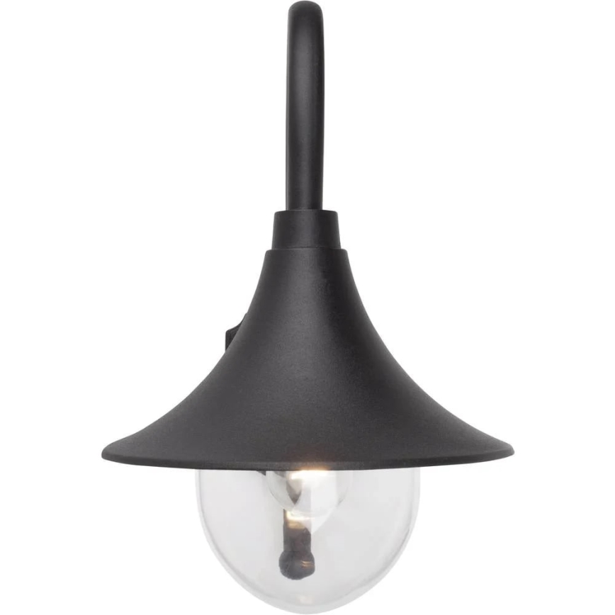 Brilliant - Applique murale extérieure BERNA 1xE27/60W/230V IP44 noir