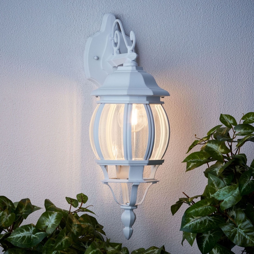 Brilliant - Applique murale extérieure ISTRIA 1xE27/60W/230V IP23 blanc