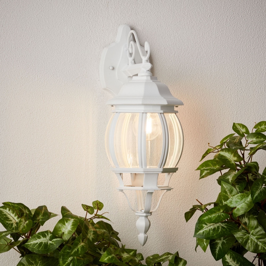 Brilliant - Applique murale extérieure ISTRIA 1xE27/60W/230V IP23 blanc