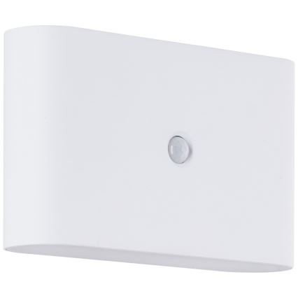 Brilliant - Applique murale extérieure rechargeable avec détecteur XINO LED/3W/5V IP44 blanc