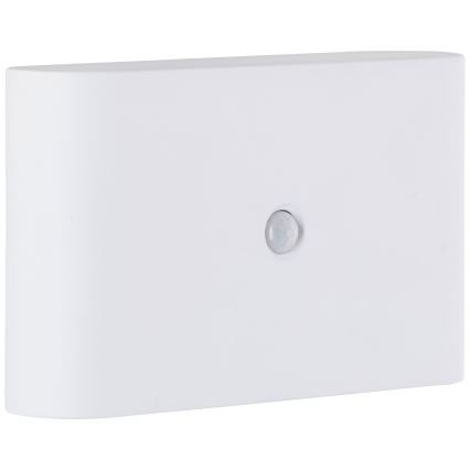 Brilliant - Applique murale extérieure rechargeable avec détecteur XINO LED/3W/5V IP44 blanc