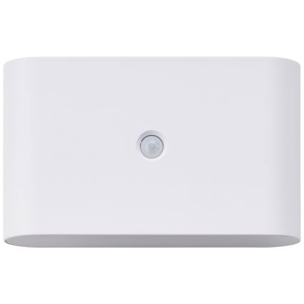 Brilliant - Applique murale extérieure rechargeable avec détecteur XINO LED/3W/5V IP44 blanc
