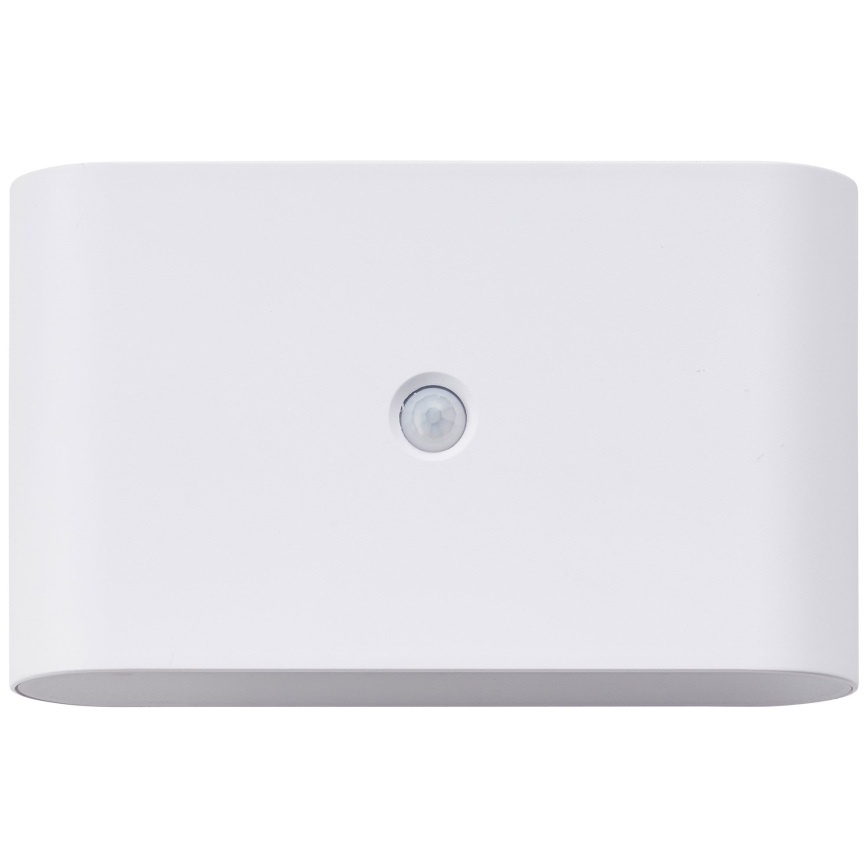 Brilliant - Applique murale extérieure rechargeable avec détecteur XINO LED/3W/5V IP44 blanc
