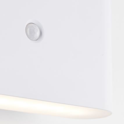 Brilliant - Applique murale extérieure rechargeable avec détecteur XINO LED/3W/5V IP44 blanc