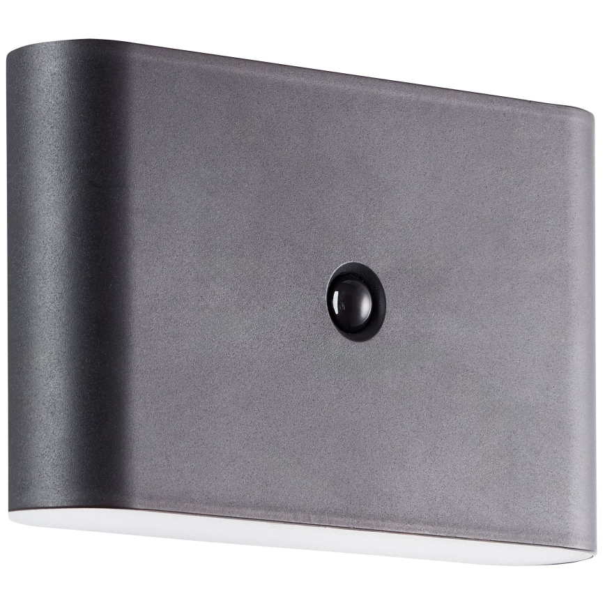 Brilliant - Applique murale extérieure rechargeable avec détecteur XINO LED/3W/5V IP44 noir