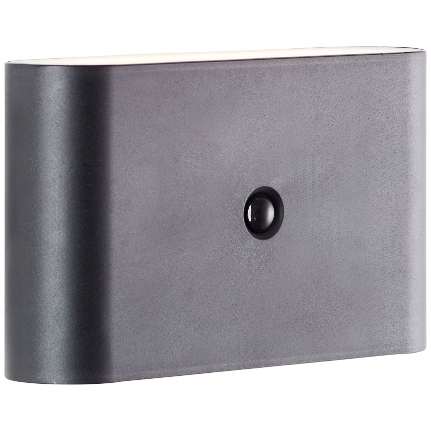 Brilliant - Applique murale extérieure rechargeable avec détecteur XINO LED/3W/5V IP44 noir