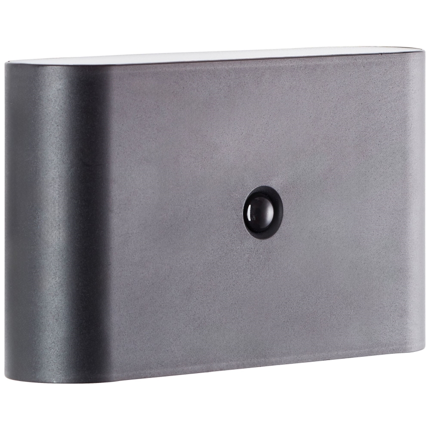 Brilliant - Applique murale extérieure rechargeable avec détecteur XINO LED/3W/5V IP44 noir