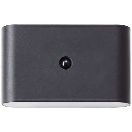 Brilliant - Applique murale extérieure rechargeable avec détecteur XINO LED/3W/5V IP44 noir