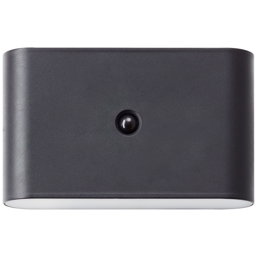 Brilliant - Applique murale extérieure rechargeable avec détecteur XINO LED/3W/5V IP44 noir