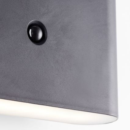 Brilliant - Applique murale extérieure rechargeable avec détecteur XINO LED/3W/5V IP44 noir