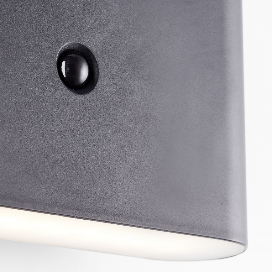 Brilliant - Applique murale extérieure rechargeable avec détecteur XINO LED/3W/5V IP44 noir