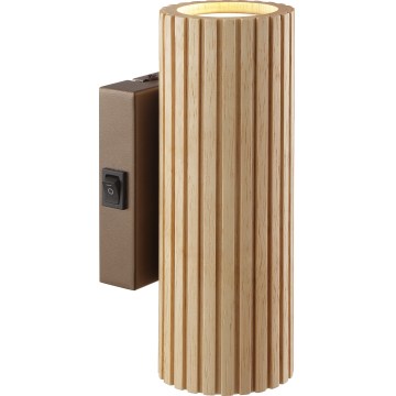 Brilliant - Applique murale LAKEWOOD 2xGU10/10W/230V marron