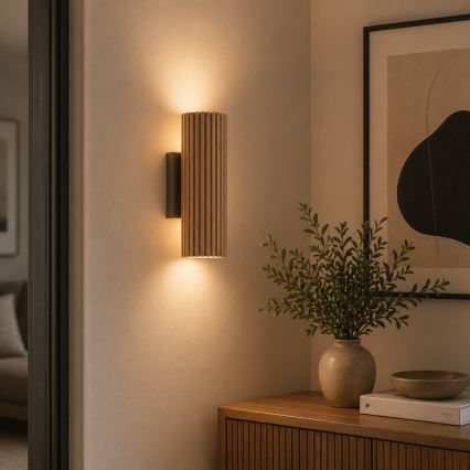 Brilliant - Applique murale LAKEWOOD 2xGU10/10W/230V marron