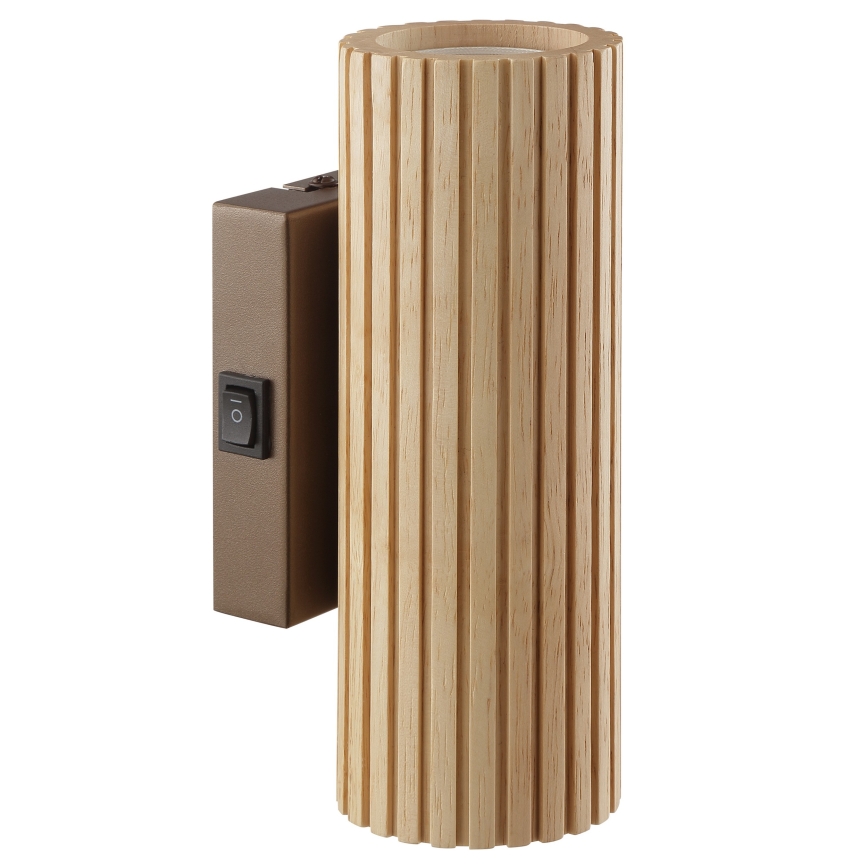 Brilliant - Applique murale LAKEWOOD 2xGU10/10W/230V marron