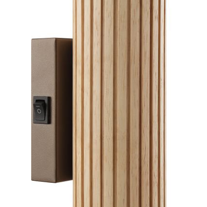 Brilliant - Applique murale LAKEWOOD 2xGU10/10W/230V marron