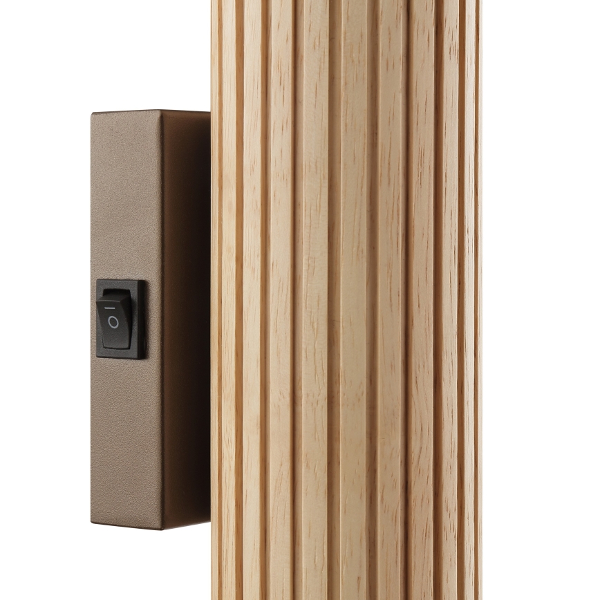 Brilliant - Applique murale LAKEWOOD 2xGU10/10W/230V marron
