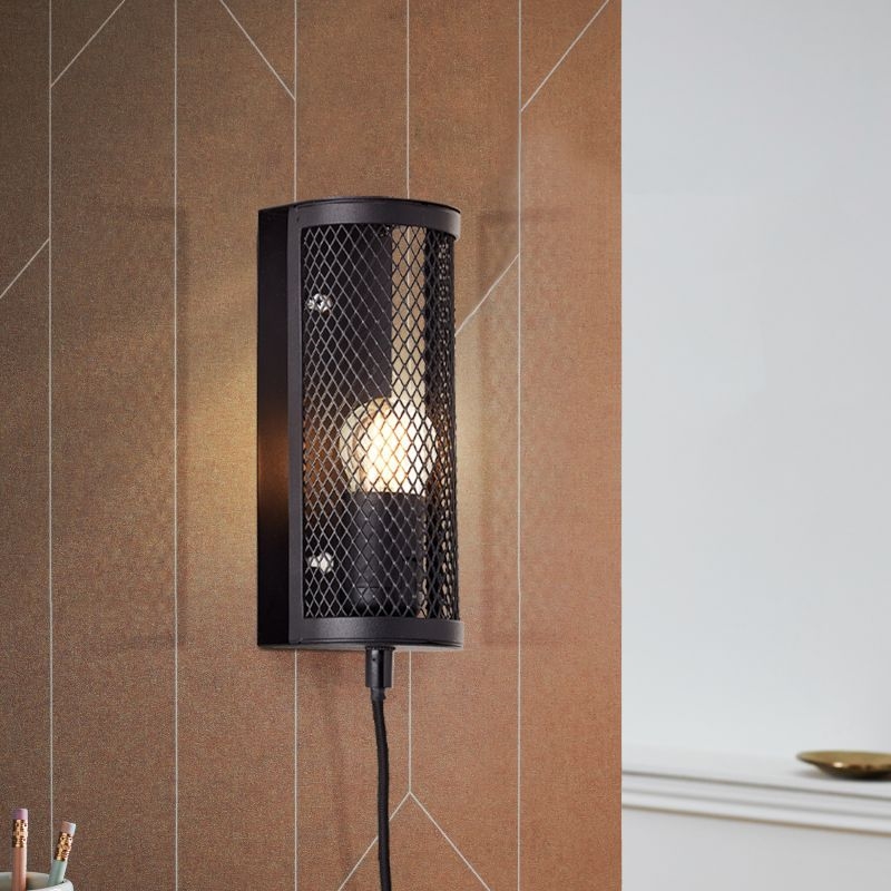 Brilliant - Applique murale MAZE 1xE27/40W/230V noir