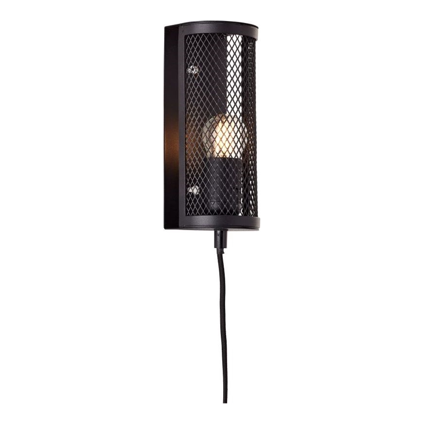 Brilliant - Applique murale MAZE 1xE27/40W/230V noir