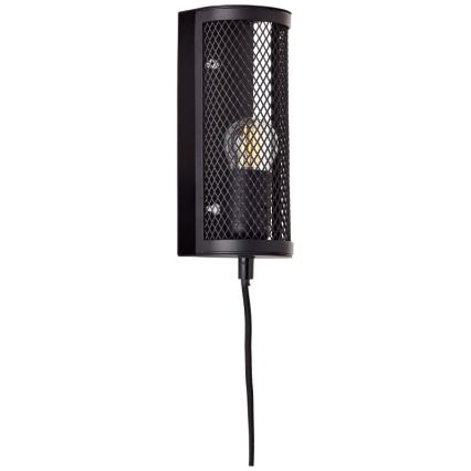 Brilliant - Applique murale MAZE 1xE27/40W/230V noir