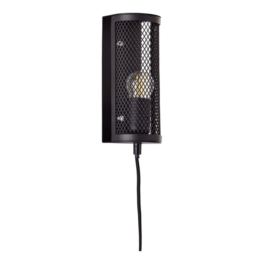 Brilliant - Applique murale MAZE 1xE27/40W/230V noir