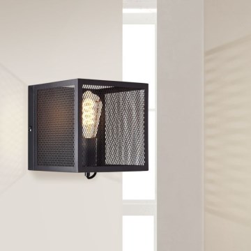 Brilliant - Applique murale MAZE 1xE27/40W/230V noir